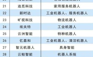 中国有哪些机器人企业？