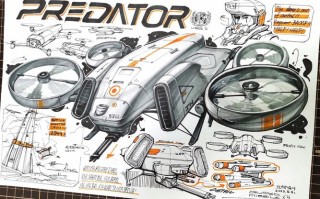 无人机对航空的影响画画