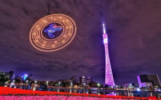 广州千架无人机为何点亮夜空？