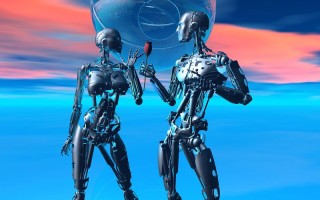 科幻人形机器人图片，是现实还是想象？
