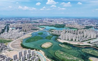 宁夏银川湖面无人机拍到什么？