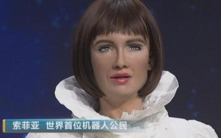 智能机器人索菲亚央视