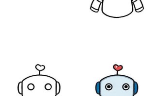 机器人gogo的绘画步骤是什么？