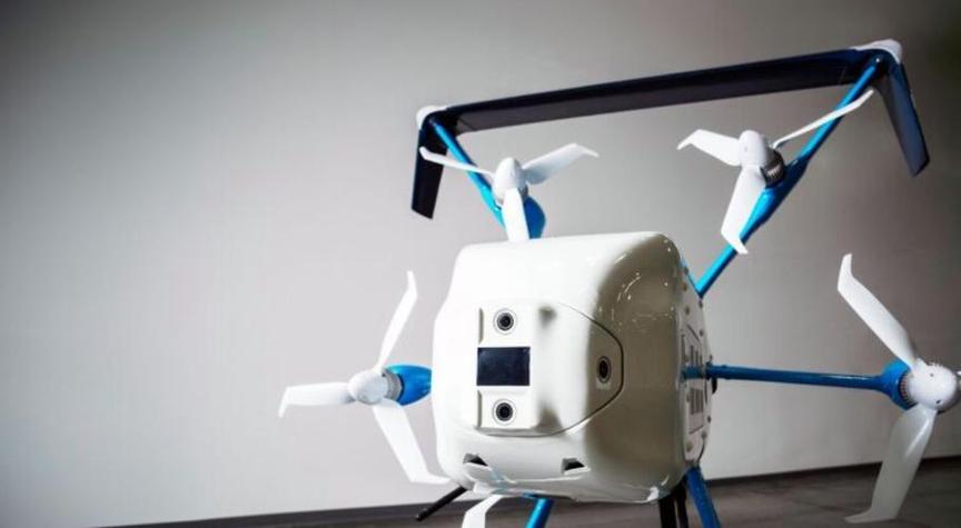 亚马逊获得新专利无人机-第1张图片-广州国自机器人