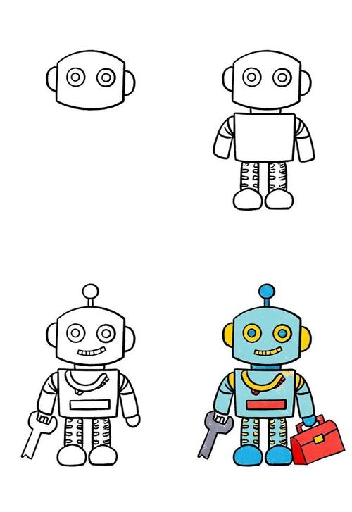 儿童画里的家务机器人，能帮妈妈干活吗？-第2张图片-广州国自机器人