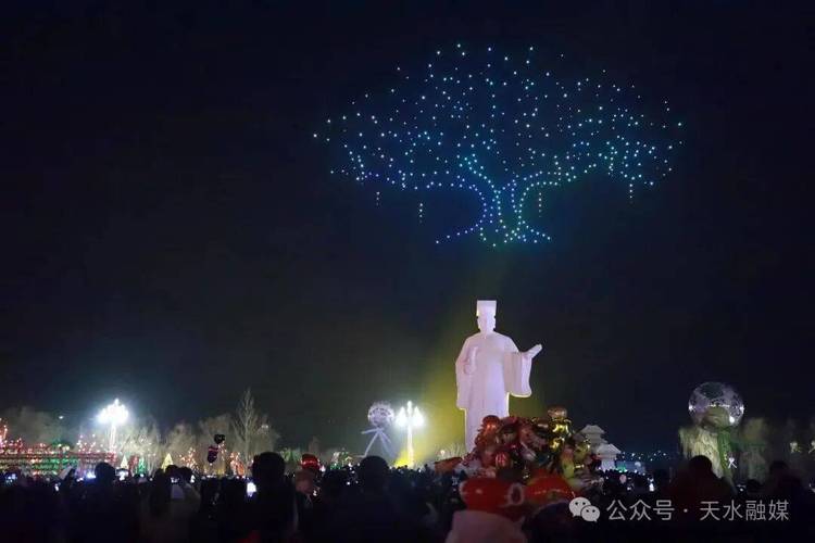 元宵节无人机表演视频有多震撼？-第1张图片-广州国自机器人